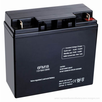 Abs 12v18ah Hybrid, Online Or Standby Ups Valve Regulated Lead Acid Batteries For Telecommunications